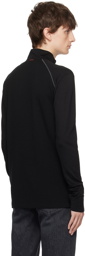 ZEGNA Black Half-Zip Sweatshirt