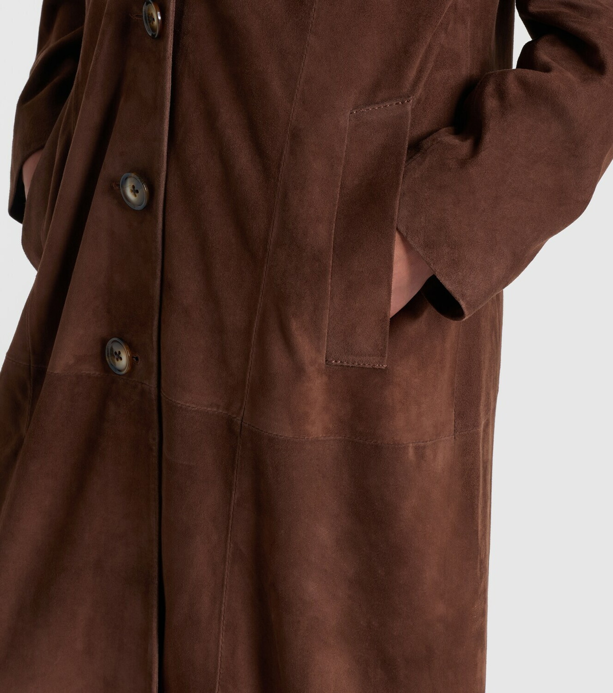 Rixo Astraea suede coat