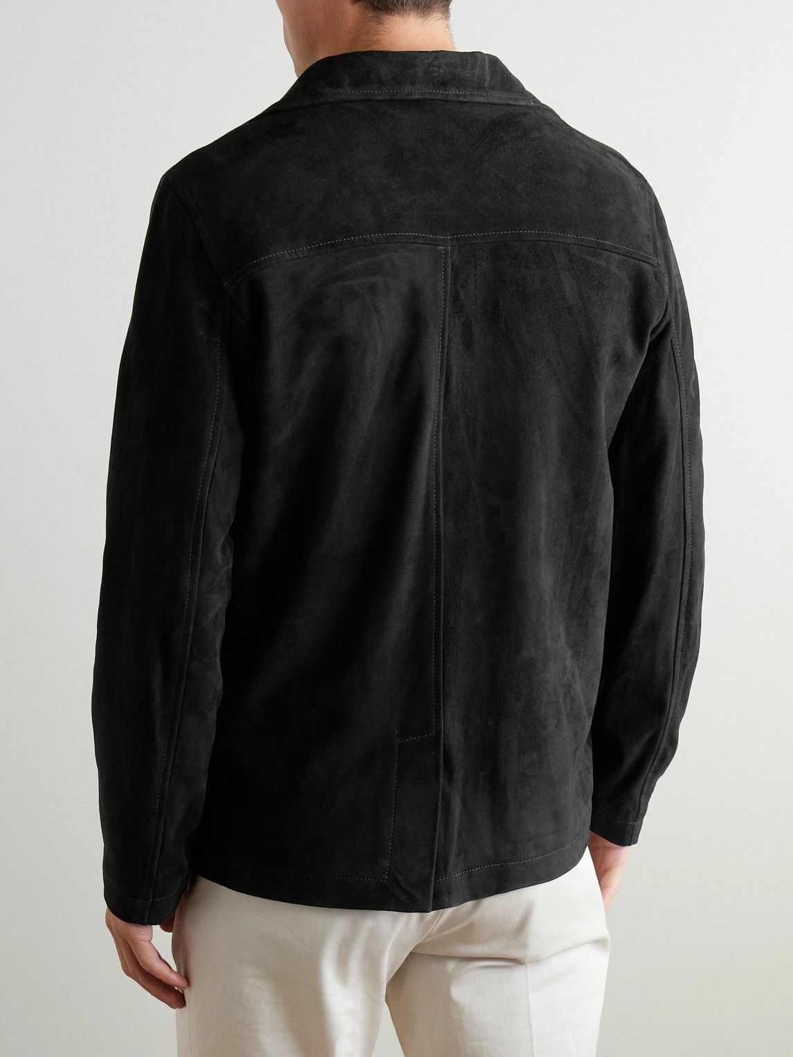 Kingsman - Suede Chore Jacket - Black