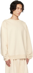 Dries Van Noten Beige Crewneck Sweatshirt