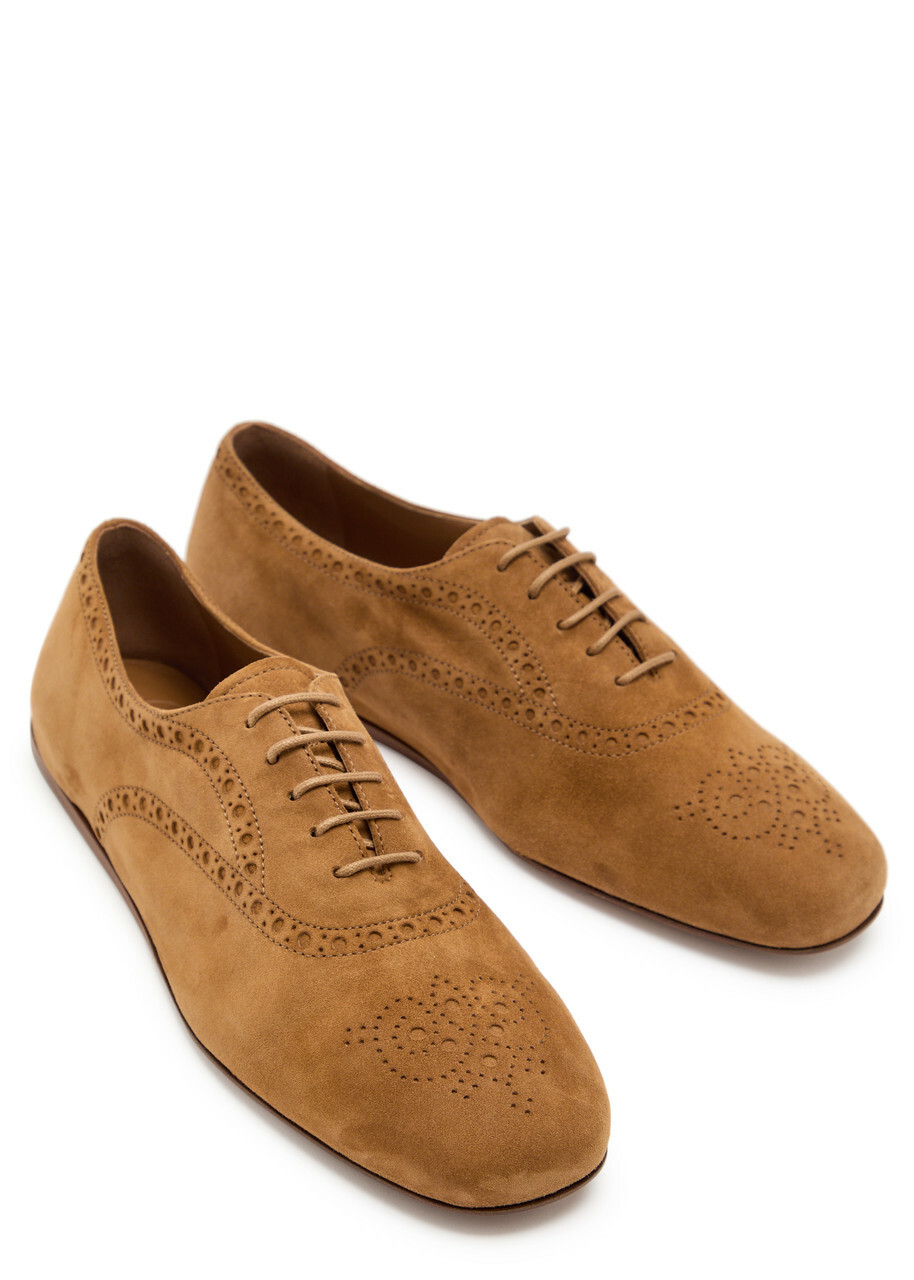 Church's Rebecca Suede Derby Shoes Brown
