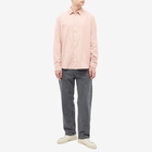 Folk Men's Babycord Shirt in Dusty Pink