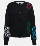 Loewe - Anagram intarsia wool cardigan