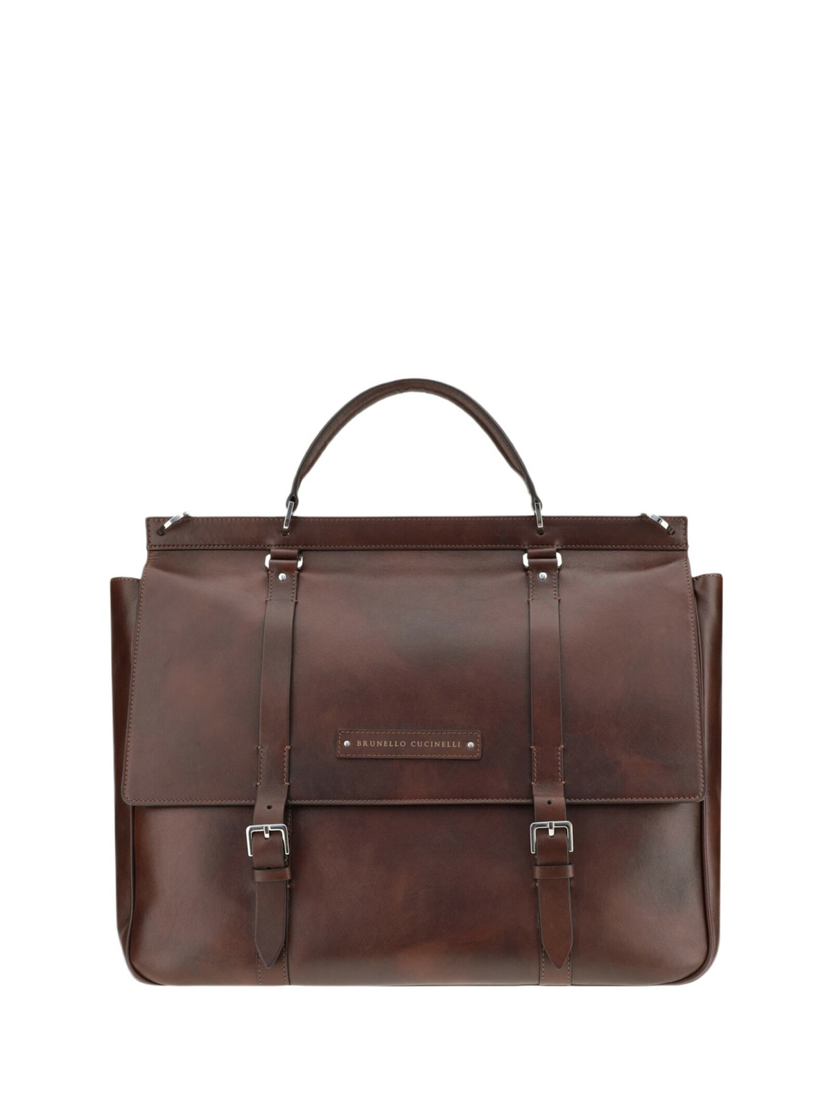 【関税＆送料込み】Brunello Cucinelli Borsa Brunello Cucinelli - Borsa Leather Duffle Bag Brunello Cucinelli