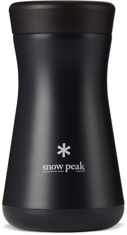 Photo: Snow Peak Black Tsuzumi Bottle, 350 mL