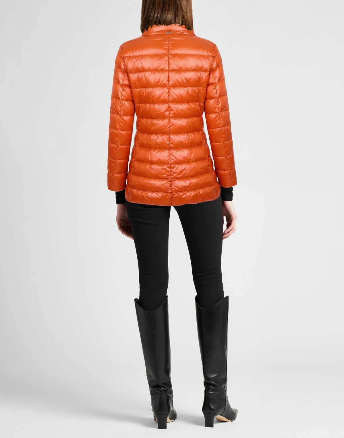 Herno Womens Puffer in Orange