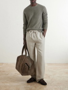 N.PEAL - Oxford Cashmere Sweater - Brown
