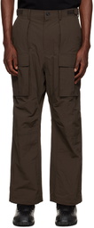 Juun.J Brown Outdoor Design Cargo Pants