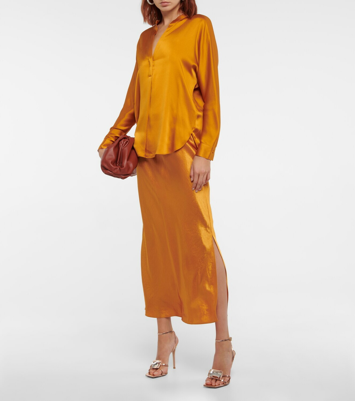 Gianvito Rossi JAIPUR SANDAL サンダル GIANVITO ROSSI Jaipur 45 embellished satin mules | THE OUTNET