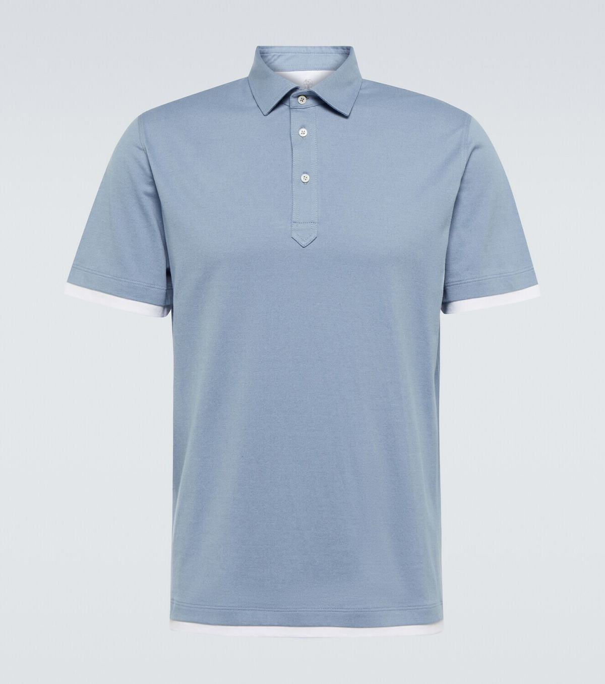 Brunello Cucinelli Cotton and linen Polo shirt Brunello