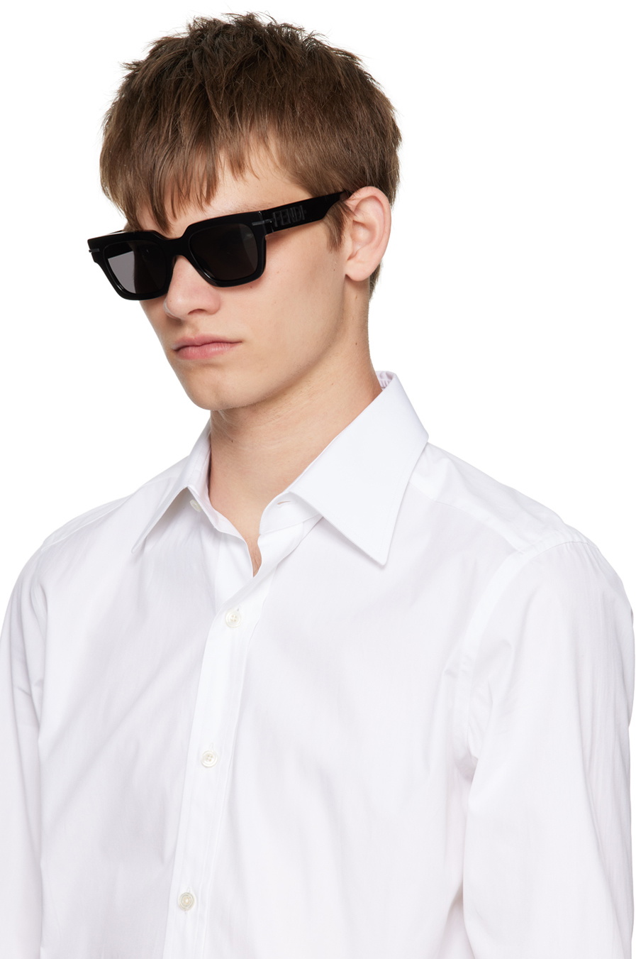 Fendigraphy Sunglasses Shiny Blue - Fendi