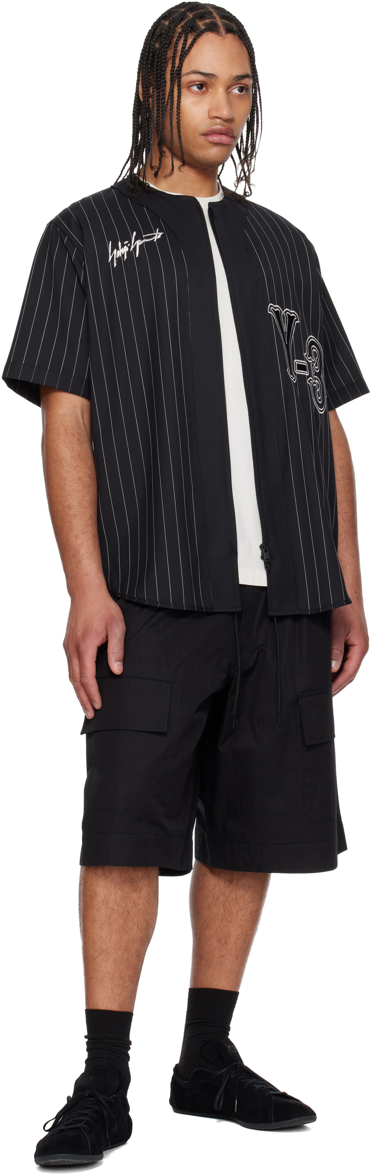 Y-3 Black Elite 5 Baseball Shirt