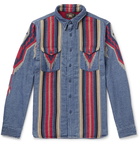 RRL - Cotton-Jacquard Overshirt - Blue