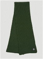 Compass Patch Scarf in Green
