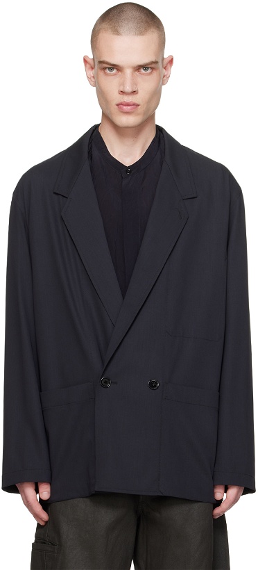 Photo: LEMAIRE Black Double Breasted Blazer