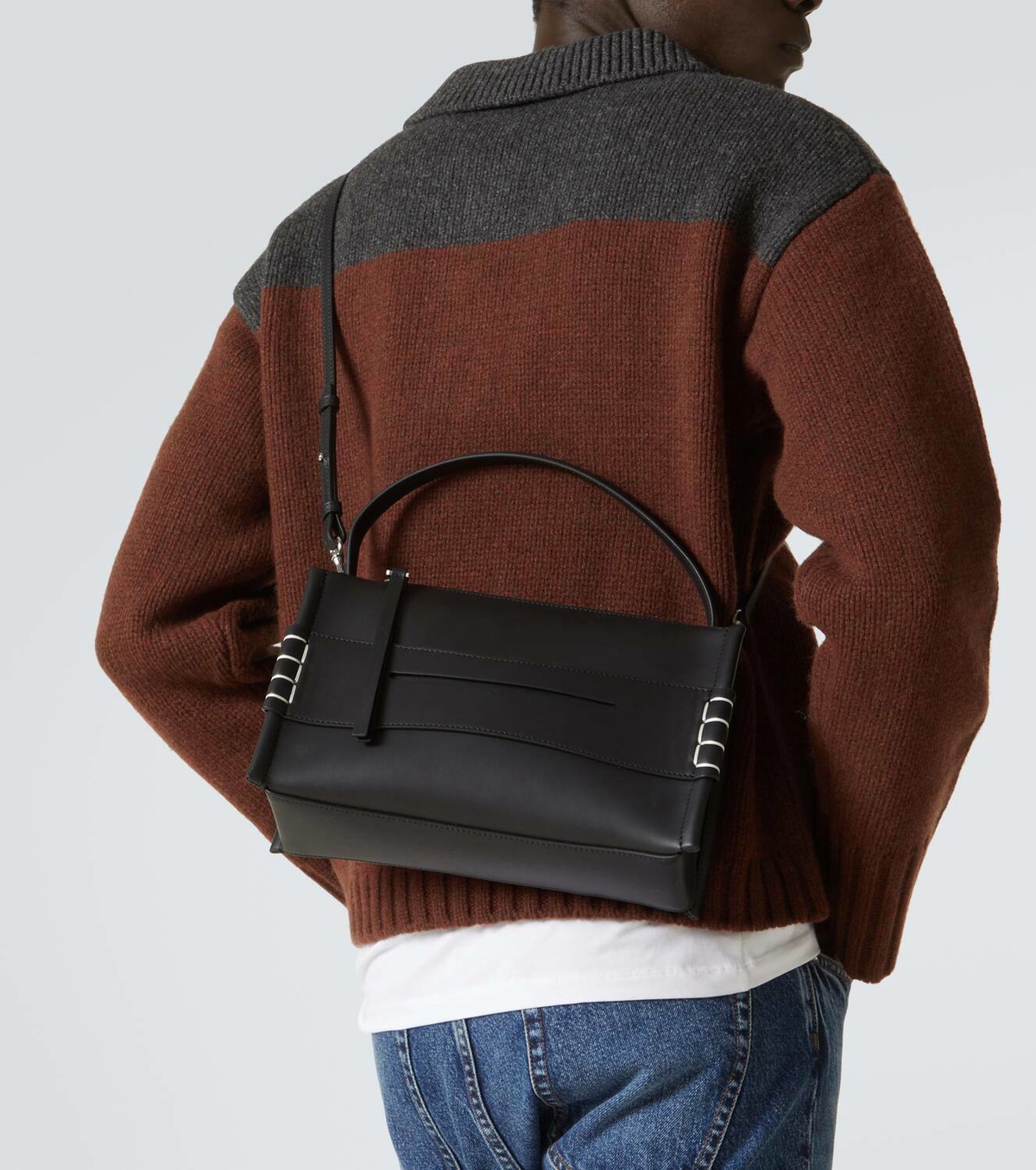 JW Anderson Loafer leather shoulder bag