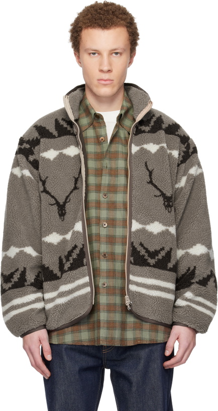 Photo: South2 West8 Taupe Piping Jacket