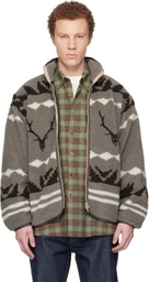 South2 West8 Taupe Piping Jacket