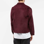 Blue Flowers Men's Guernica Overshirt in Burgundy