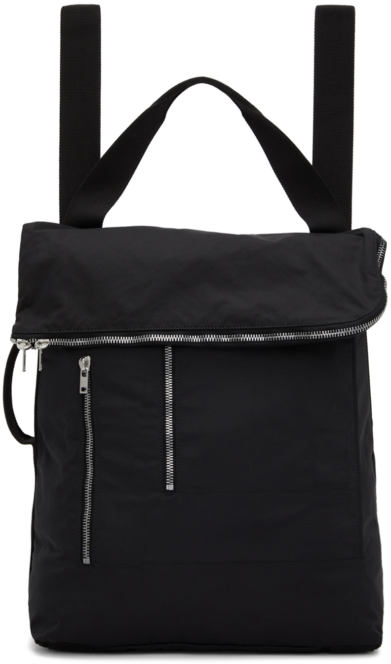 Rick Owens Drkshdw Black Trolley Backpack