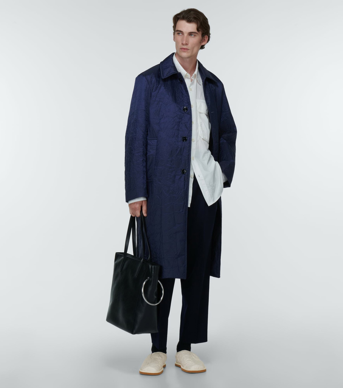 Dries Van Noten - Drawstring slippers