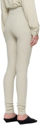 Fear of God ESSENTIALS Beige Soft Rib Leggings