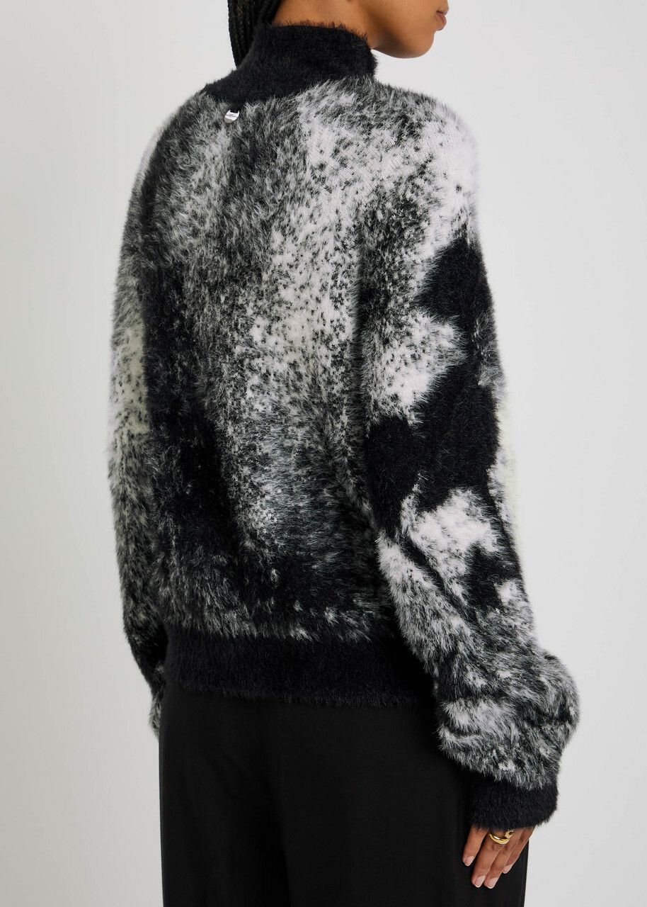 High Summon Up Brushed-knit Cardigan Multicoloured 1