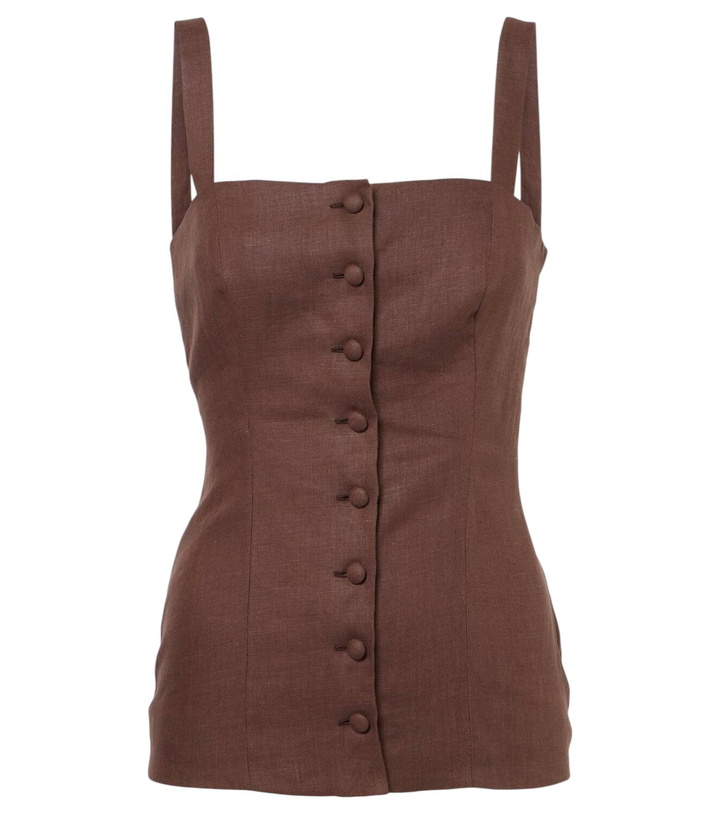 Photo: Faithfull Corbiere linen vest