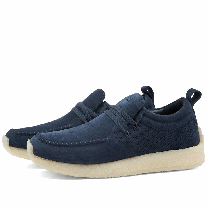 Photo: Clarks Originals x Ronnie Fieg Mayclifee in Dark Blue