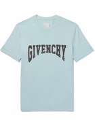 Givenchy - Slim-Fit Logo-Appliquéd Cotton-Jersey T-Shirt - Blue