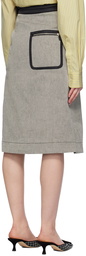 Saks Potts Gray Wimbledon Midi Skirt