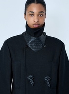 Bottega Veneta Double-Breasted Coat with Knot Details