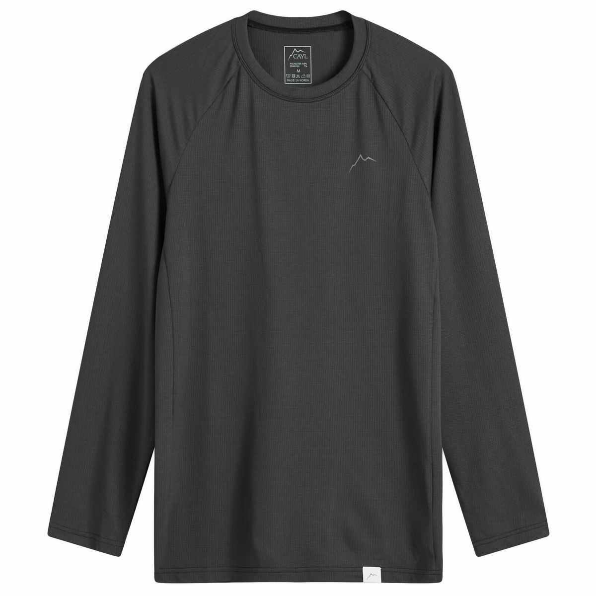 CAYL Men's Logo Air Long Sleeve T-Shirt in Black