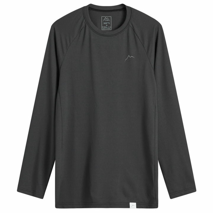 Photo: CAYL Men's Logo Air Long Sleeve T-Shirt in Black