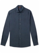 Barena - Surian Linen Shirt - Blue