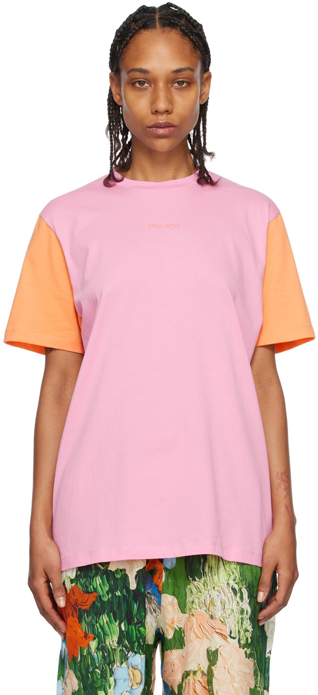 Stine Goya Pink & Orange Margila T-Shirt Stine Goya