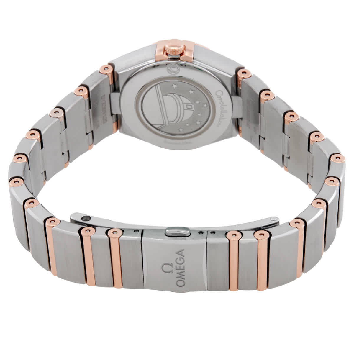 Omega Constellation Quartz Diamond Purple Dial Ladies Watch 13125256099001