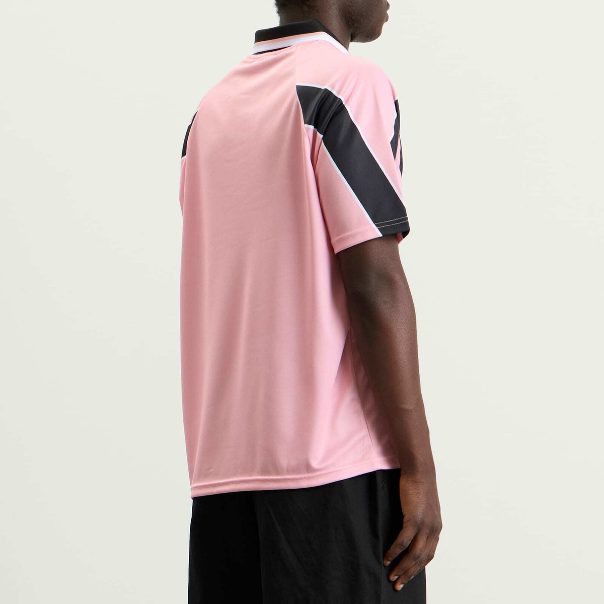 Umbro Men's x WOEI Away Jersey Top in Pink/Black