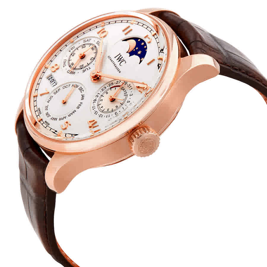 IWC Portugieser 18kt Rose Gold Prepetual Calendar Automatic Mens Watch IWC5033-02