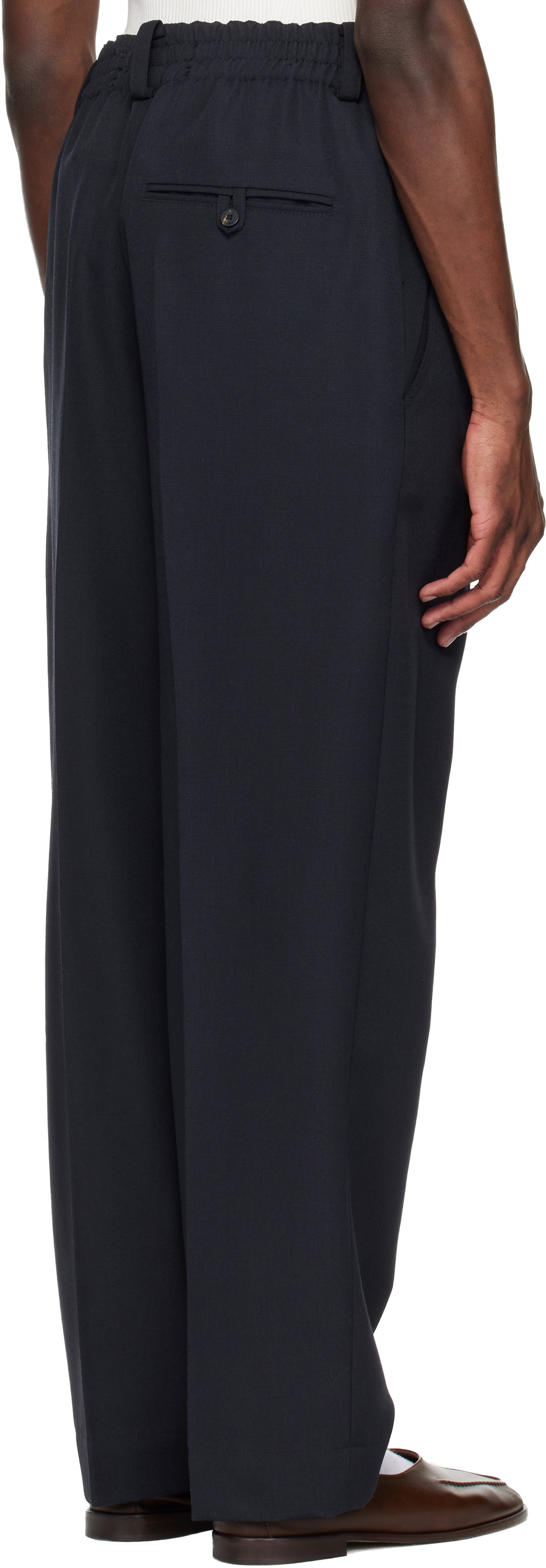 JACQUEMUS Navy 'The Croisière' Trousers