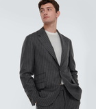 Brunello Cucinelli Striped virgin wool suit