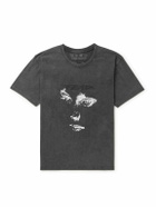 mfpen - Merch Cropped Printed Organic Cotton-Jersey T-Shirt - Gray