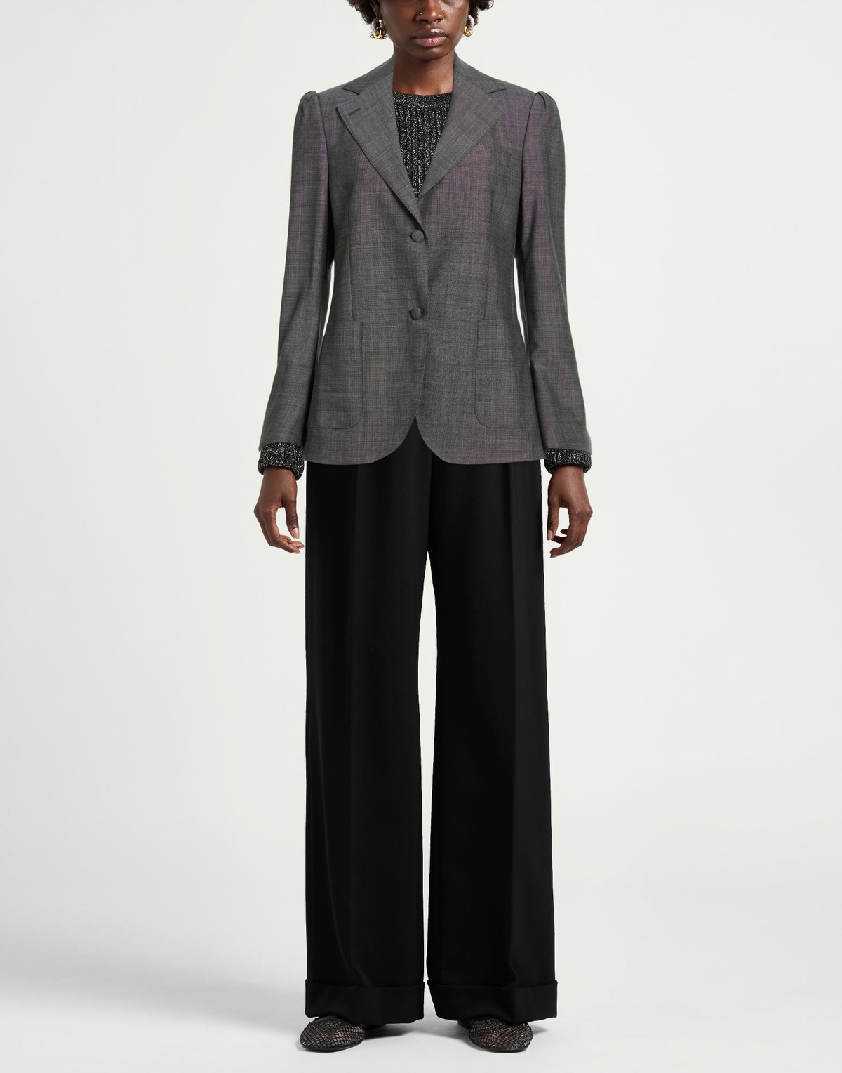 Officine Générale Womens Blazer Charcoal