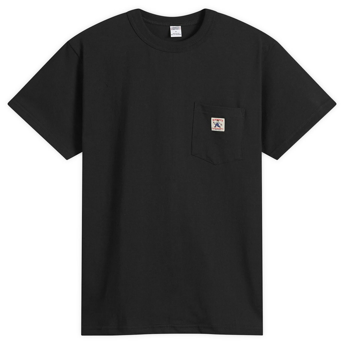 Randy's Garments Men's Randy’s Garments INC. Logo Pocket T-Shirt in Black