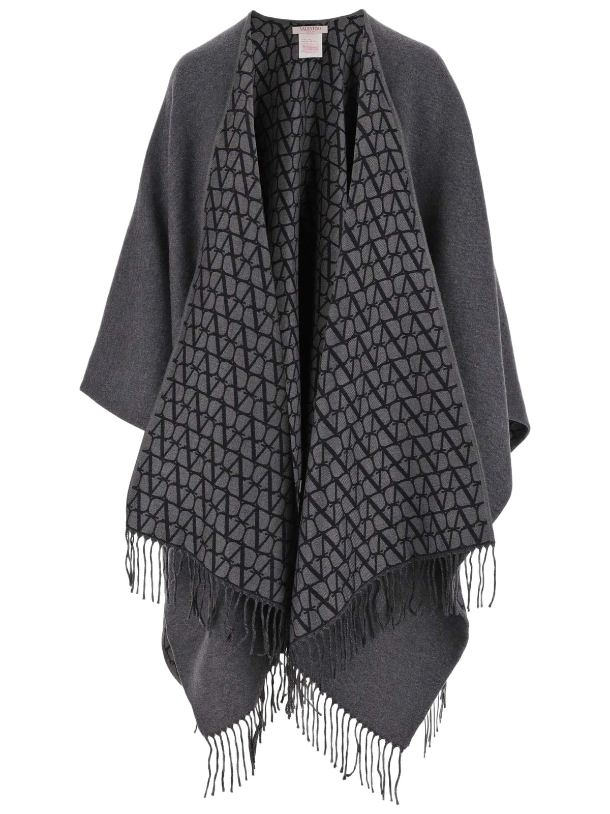VALENTINO - Toile Iconographe Wool Poncho Valentino