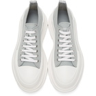 Alexander McQueen SSENSE Exclusive Grey Tread Slick Low Sneakers