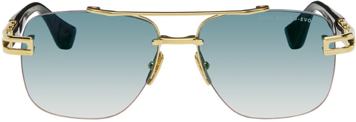 Photo: Dita SSENSE Exclusive Gold Grand-Evo One Sunglasses