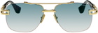 Dita SSENSE Exclusive Gold Grand-Evo One Sunglasses