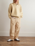 FEAR OF GOD ESSENTIALS - Oversized Knitted Polo Sweater - Neutrals