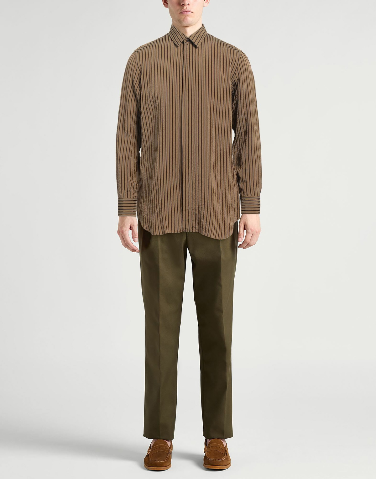 Pt Torino Mens Shirt Khaki